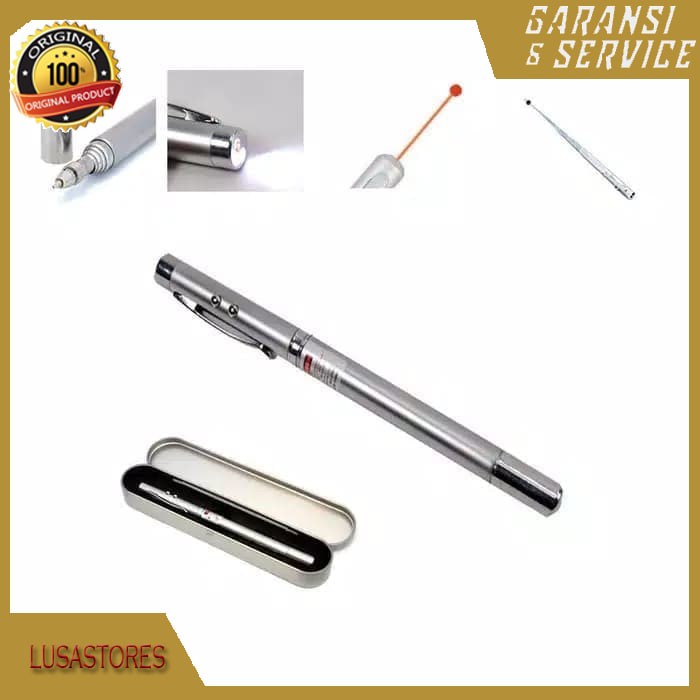 

Pulpen Pen Exclusive Pena 5 in 1 Laser Pointer Box Premium Presentasi