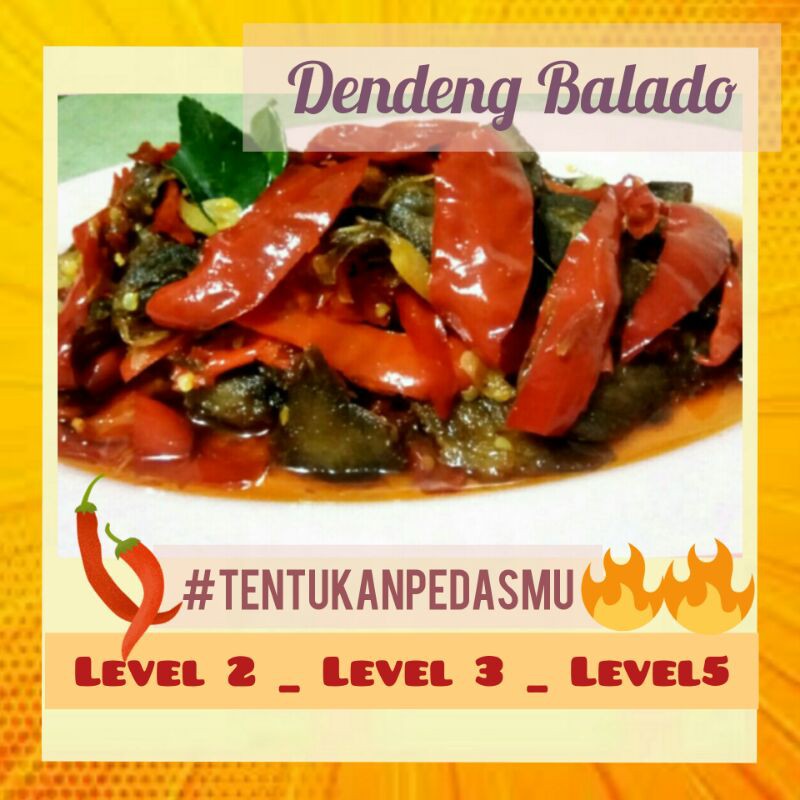 

Dendeng Balado BaTokok 500 gram ASLI PADANG