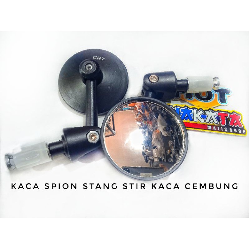 spion bulat jalu stang motor  CR7  spion bulat jalu stang CR7 spion jalu stang bulat variasi motor