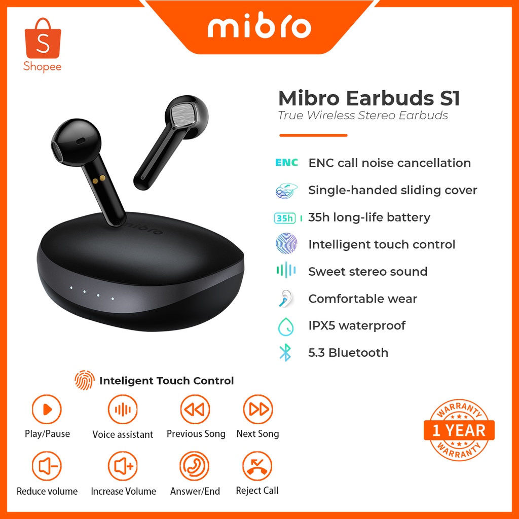 Mibro S1 True Wireless Earbuds