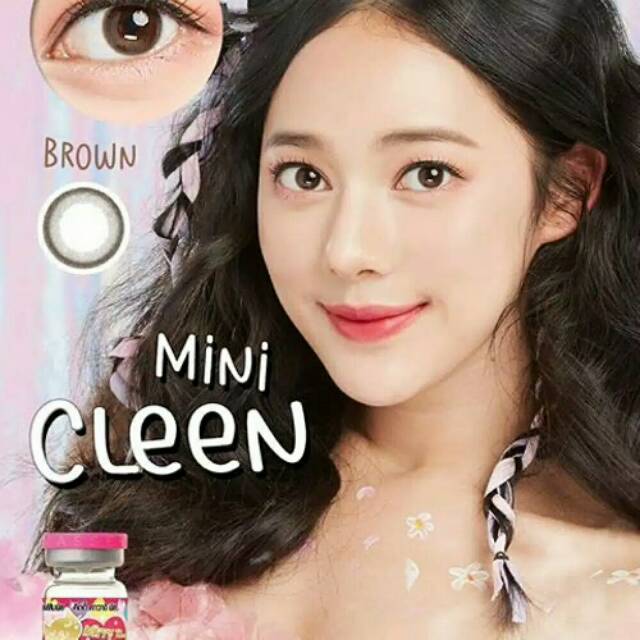 Softlens Mini Cleen Normal Kitty Kawaii softlens natural botol diameter 14.2mm