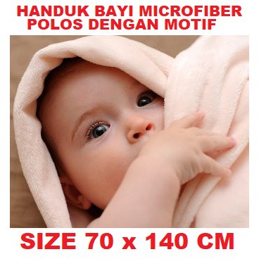 HANDUK BAYI POPOK BAYI BABY TOWEL HANDUK MANDI BULU HALUS LEMBUT handuk microfiber