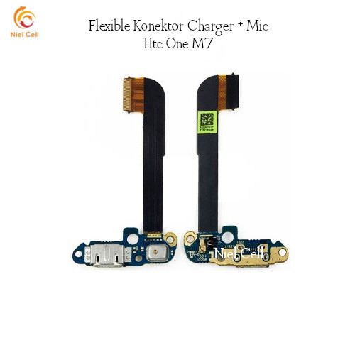 Flexible Konektor Charger Mic Htc One M7