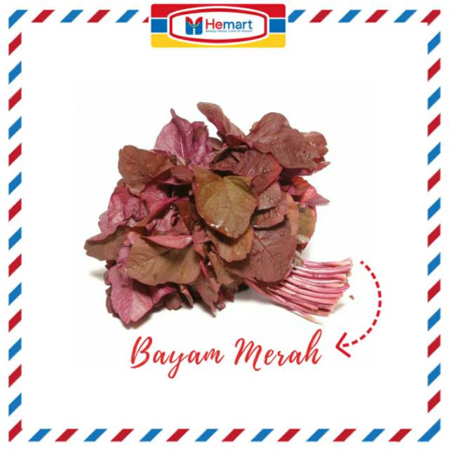 

(ORGANIK) DAUN BAYAM MERAH 1KG / PRODUK LANGKA