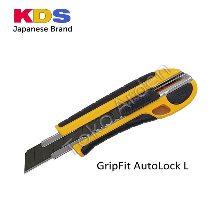

Lucu Pisau Cutter Kds Gripfit Autolock L / Kds Cutter - Made In Japan Bagus