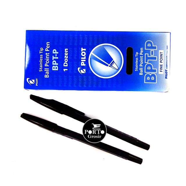 

Pilot BPT-P Hitam SATUAN Ball Point Pen BPTP Pulpen Bolpen Tinta