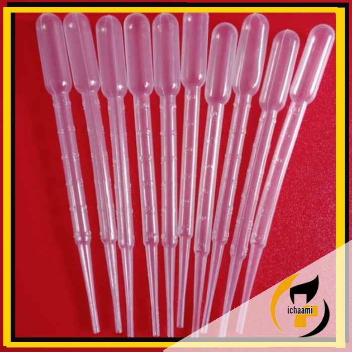 Pipet Ukur 3 ml Pipet Plastik Serbaguna Multifungsi Tetes Disposable Pasteur