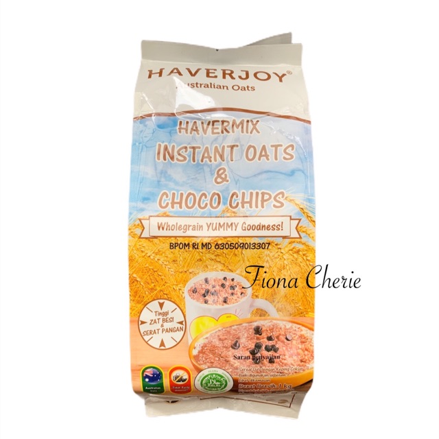 (JSO) Haverjoy havermix instant &amp; choco chips 500gr / oatmeal / oat meal / sereal