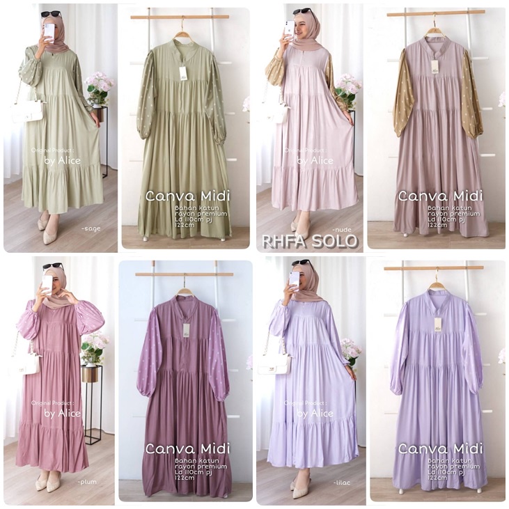 DRESS KATUN RAYON / 27.9 / HYGE QUINCE SEBIA CANVA / LD 110 CM / ALLSIZE / JUMBO / FIT TO XXL / ALICE