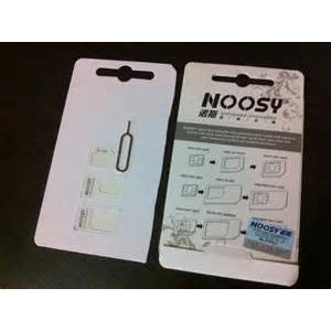 NOOSY 3 in 1 Nano Micro Standart Tempat SIM Card Adapter Tray Holder