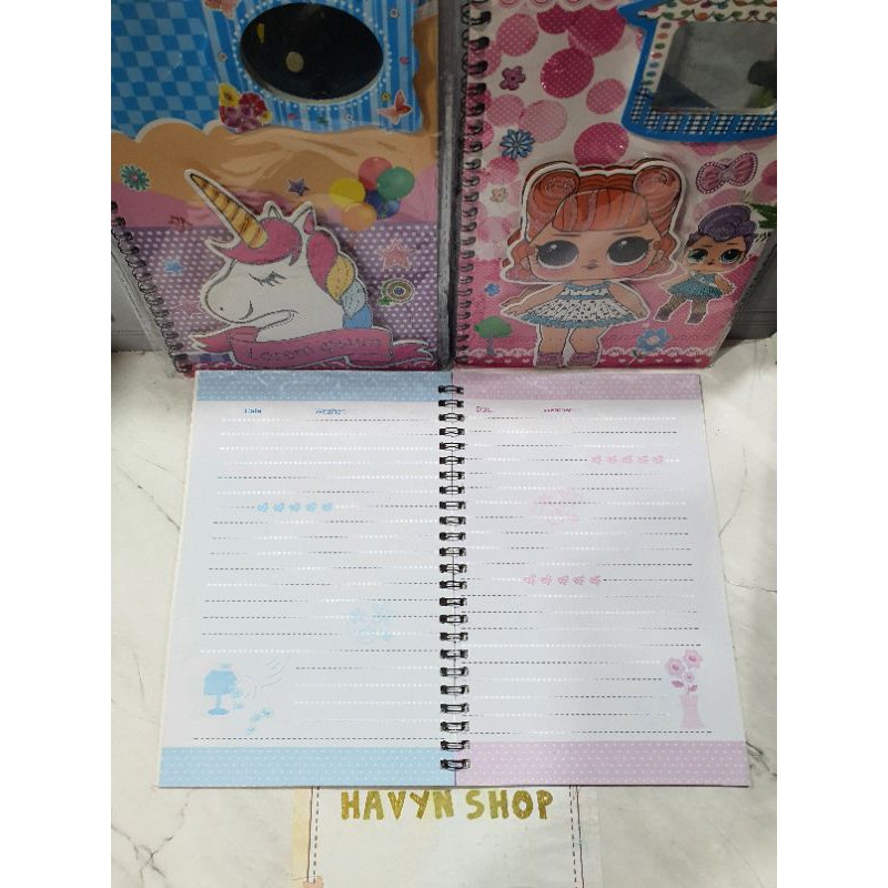 

DIARY SPIRAL ada KACA/DIARY KACA