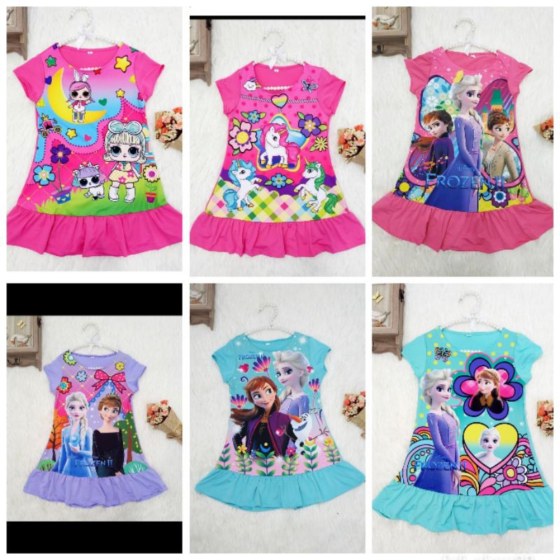DASTER ANAK FROZEN, LOL, UNICORN