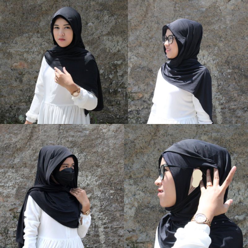 PASHMINA INSTAN INNER/ PASHMINA JERSEY INSTAN/ PASHMINA MASKER/ HIJAB MASKER/ JILBAB MASKER. TERMURAH PASHMINA INSTAN