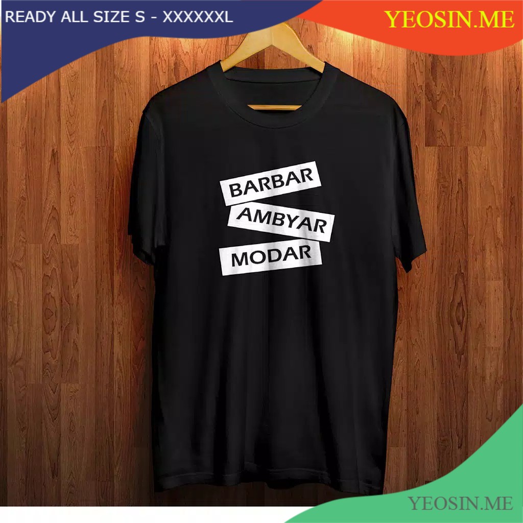 KAOS BIG SIZE XL XXL XXXL XXXXL XXXXXL 2XL 3XL 4XL 5XL / KAOS JUMBO / KATA LUCU BUBAR AMBYAR MODAR