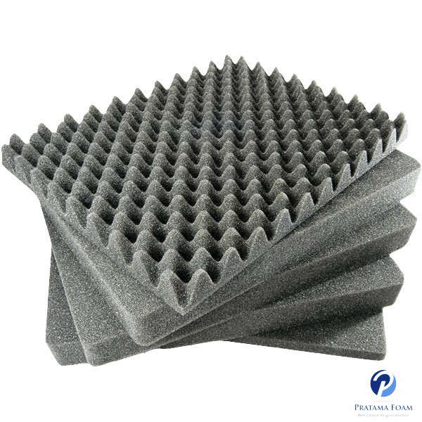 Busa Peredam Suara Model Telur 25 x 25 x 5 cm -  Egg acoustic Foam Super - Original Pratama