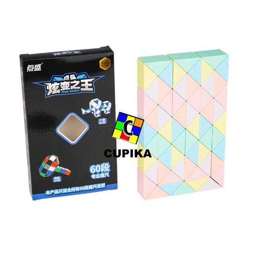 Rubik Diansheng macaron Snake PUZZLE 24 36 48 60 72 3x3 Montessori