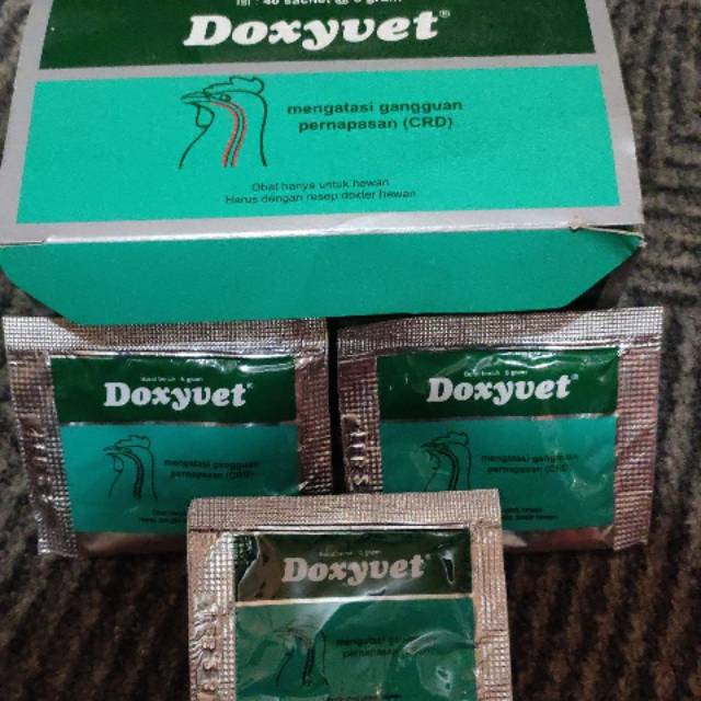 Obat doxyvet untuk sakit ngorok khusus unggas ayam burung merpati dara balap kololongan piyik pos