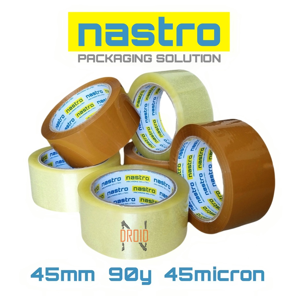 

LAKBAN BENING COKLAT NASTRO 45mm x 90y x 45micron - PER ROLL - OPP TAPE - LAKBAN BENING - LAKBAN COKLAT - LAKBAN MURAH - LAKBAN NASTRO - SETARA LAKBAN DAIMARU