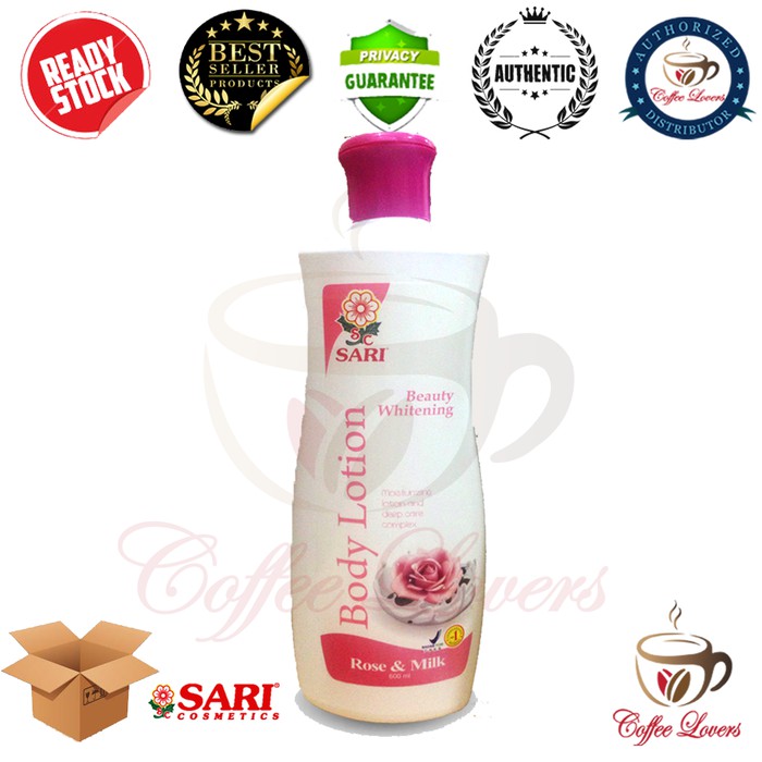 

SARI COSMETICS BODY LOTION ROSE & MILK BEAUTY WHITENING