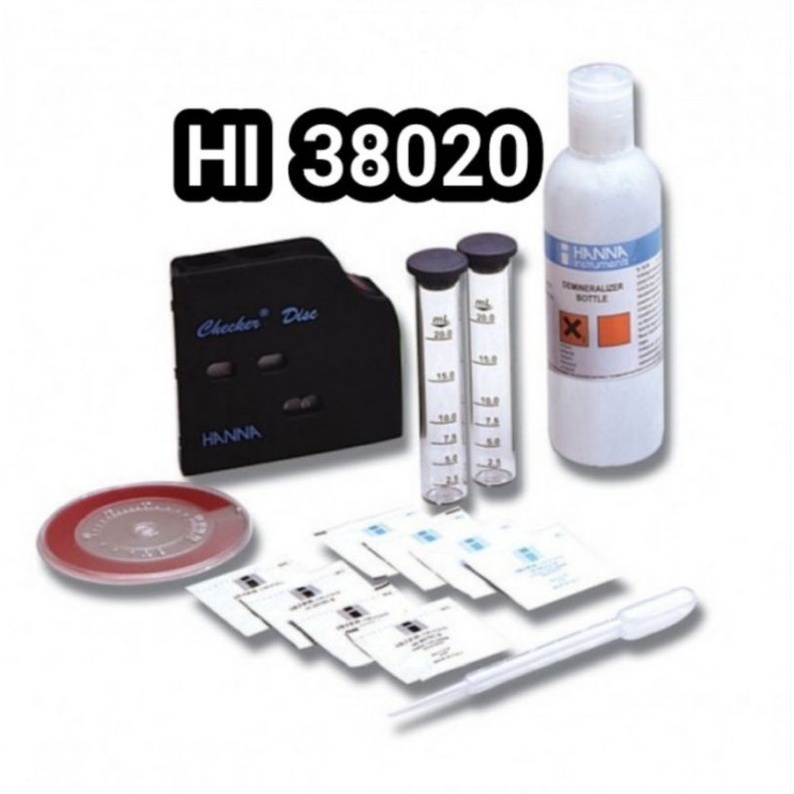 Hanna Hi38020 Chlorine-range (0.00-0.70mg/L)(0.0-3.5mg/L)(0.0-1.0.0mg/L)