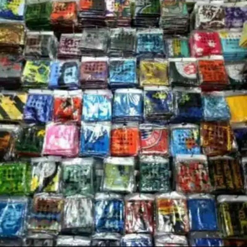 masker bap motif abtrak