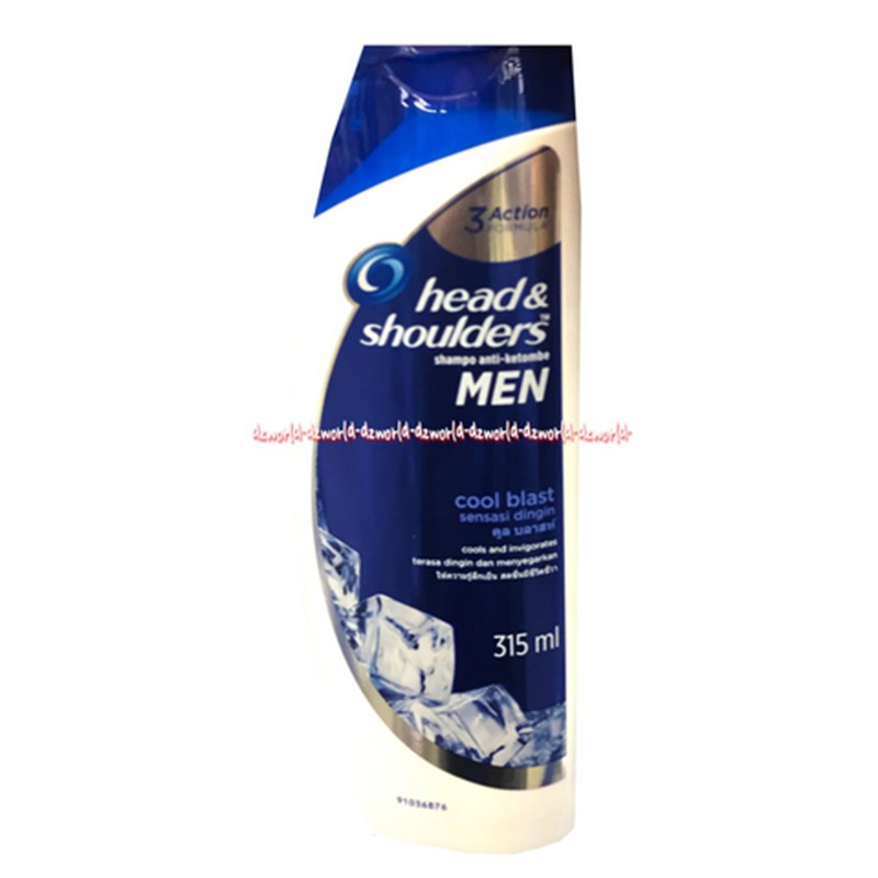 Head &amp; Shoulders Men Cool Blast 300ml Shampoo Anti Ketombe Shampo Pria Sampo Cowok