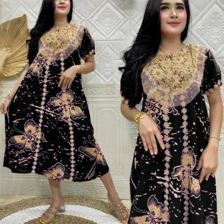 [PRODUK W7ZV0] DASTER ARAB KANAYA || RESLETING DEPAN BUSUI || RENDA MILO || RAYON SUPER GRADE A ORI 