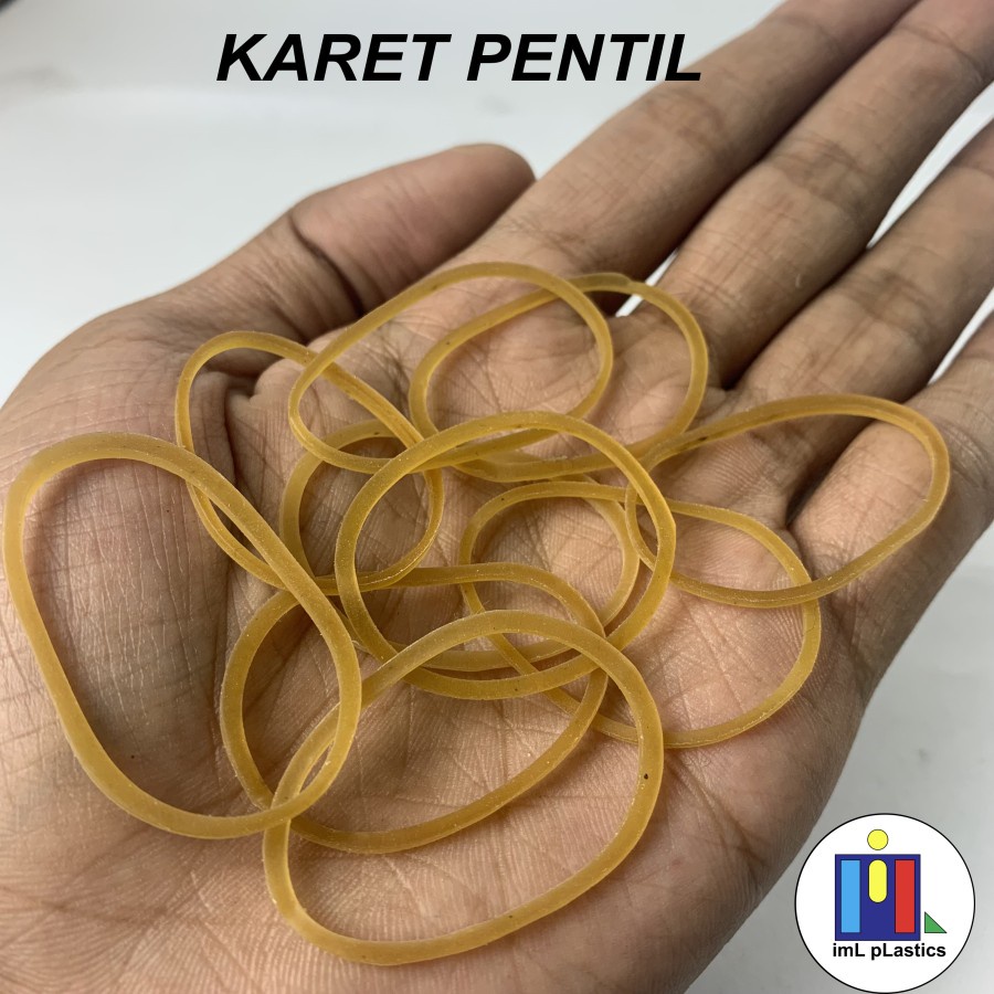 KARET GELANG PENTIL / KARET UNTUK PEMBUNGKUS - 500 GRAM