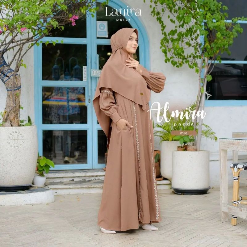 ALMIRA SYARI UKURAN M - L - XL - XXL - XXXL - 4XL GAMIS SET SYRI GAMIS JUMBO BUSUI DRESS MURAH GAMIS SYAR'I PLUS KHIMAR KONDANGAN GAMIS RENDA GAMIS KEKINIAN GAMIS REMAJA GAMIS TERBARU BAJU GAMIS WANITA FASHION MUSLIM BAJU LEBARAN DRESS WANITA UMROH HAJI