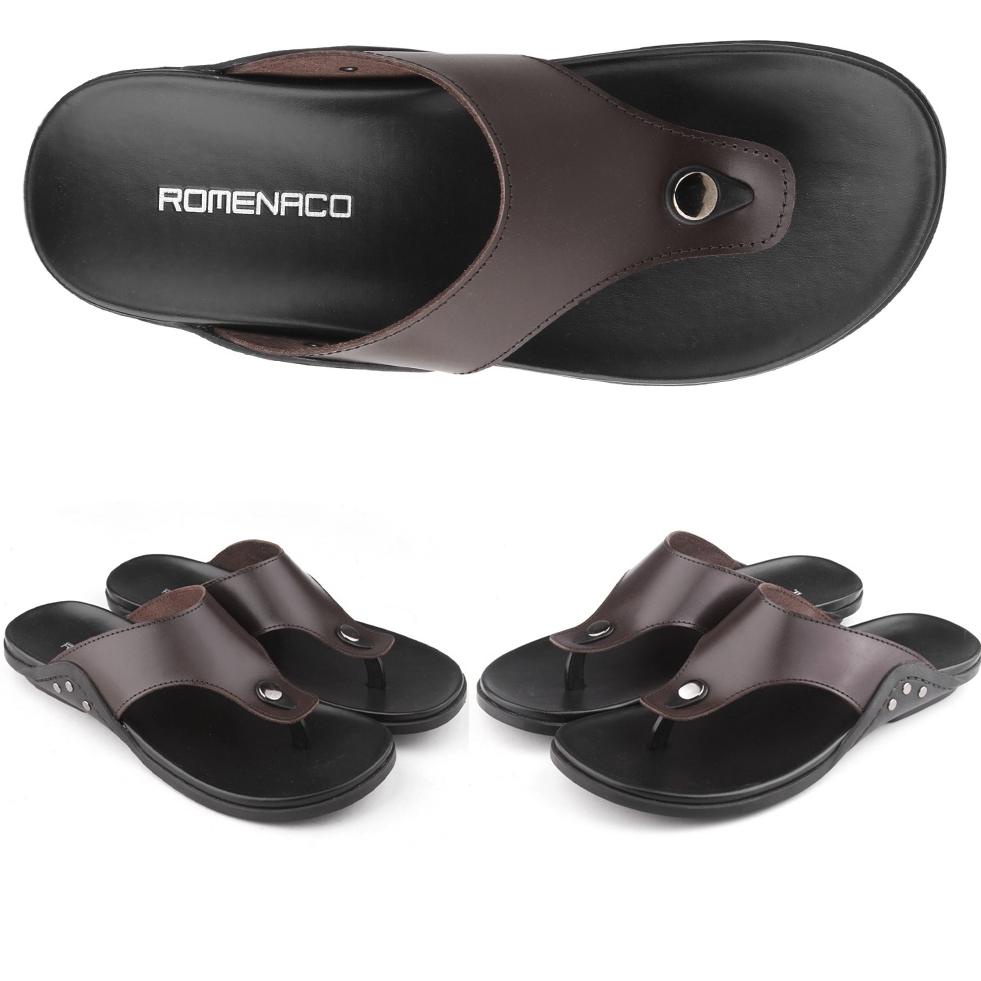 [KODE PRODUK VWMS99059] Sandal Pria ROMENACO LCL01-02-03-04 BROWN CREAM | BLACK | BLACK TAN