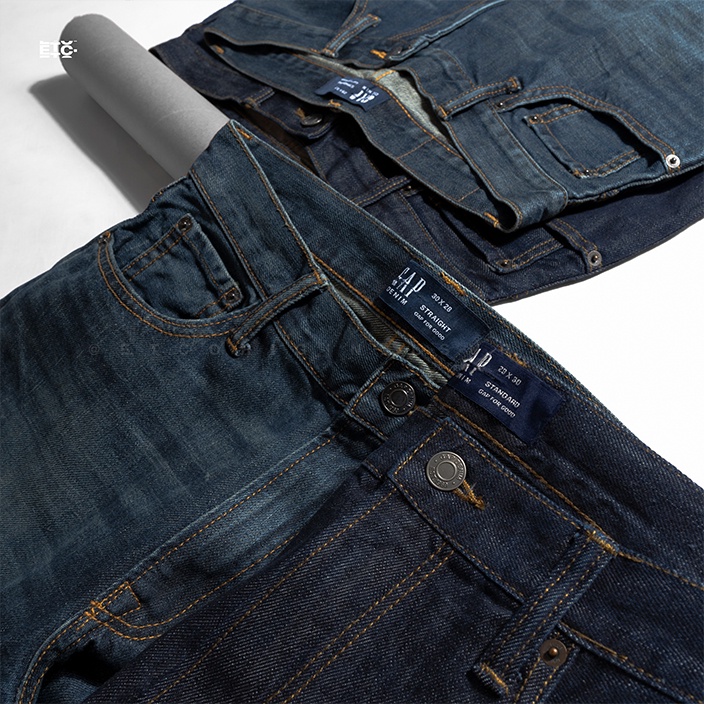 G***AP Mens Denim Straight Tapered Fit &amp; Standard Fit