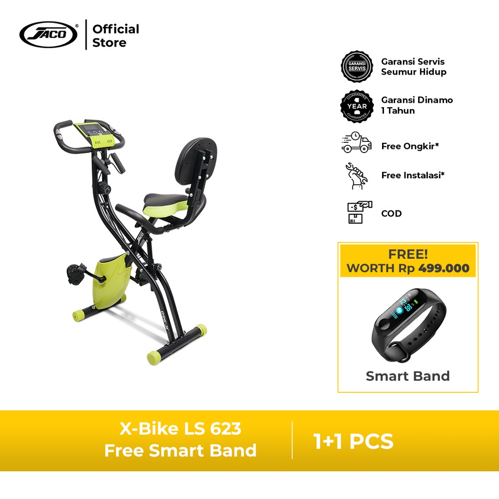 Jaco X-Bike LS 623 Alat Fitness Sepeda Olahraga Sepeda Statis