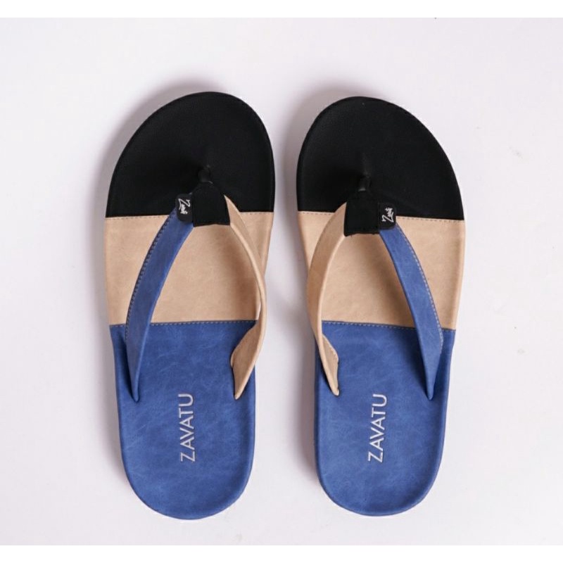 Sandal Jepit 035VZ Super Big Size 40-49 Jepit Remaja JUMBO Besar Jepit Kaki Gemuk Cowok Bule, 46