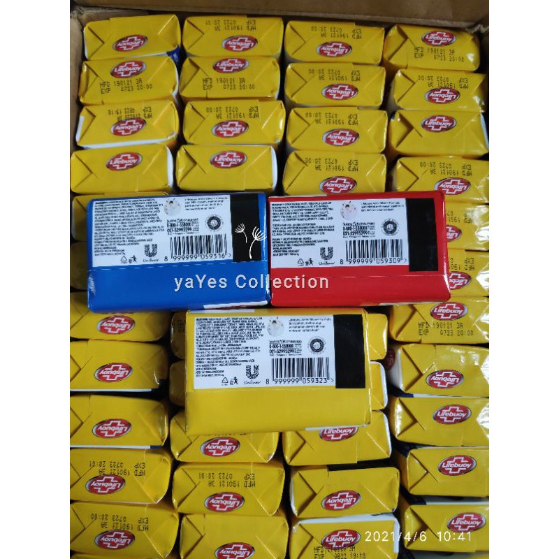 Sabun Batang Lifeboy soap bar 75g antibakteri lifebuoy lifboy lemon Kuning Total Merah mild care Biru