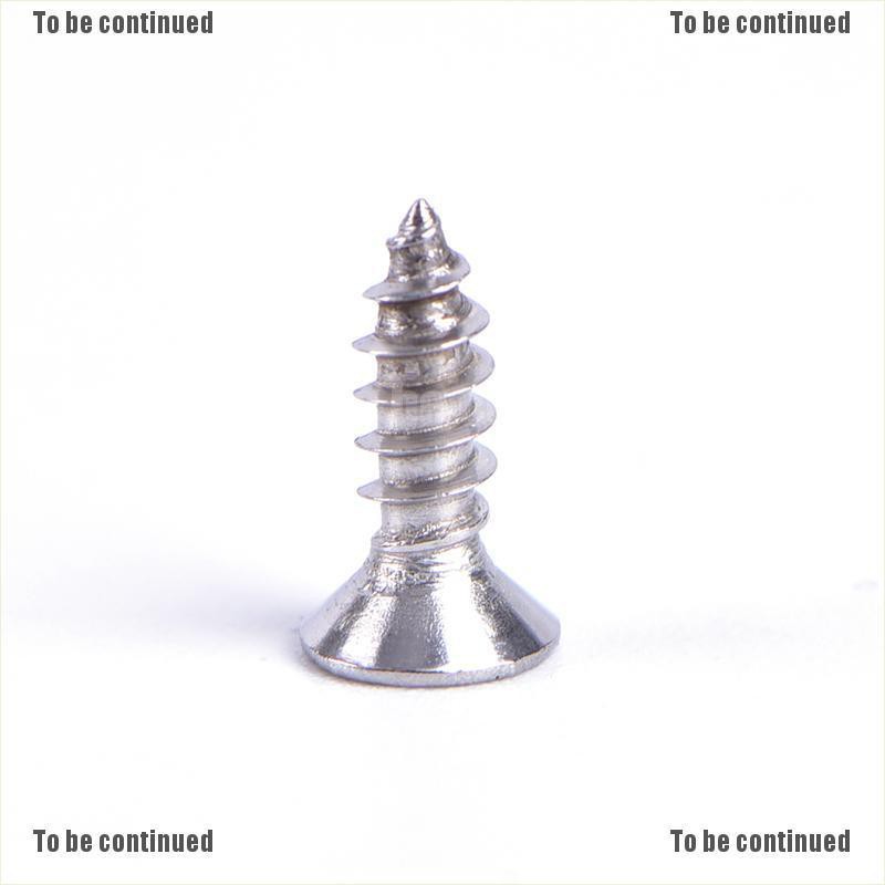 {WhIte} 50PCS M3 stainless steel  screw cross recessed phillips round pan head screw