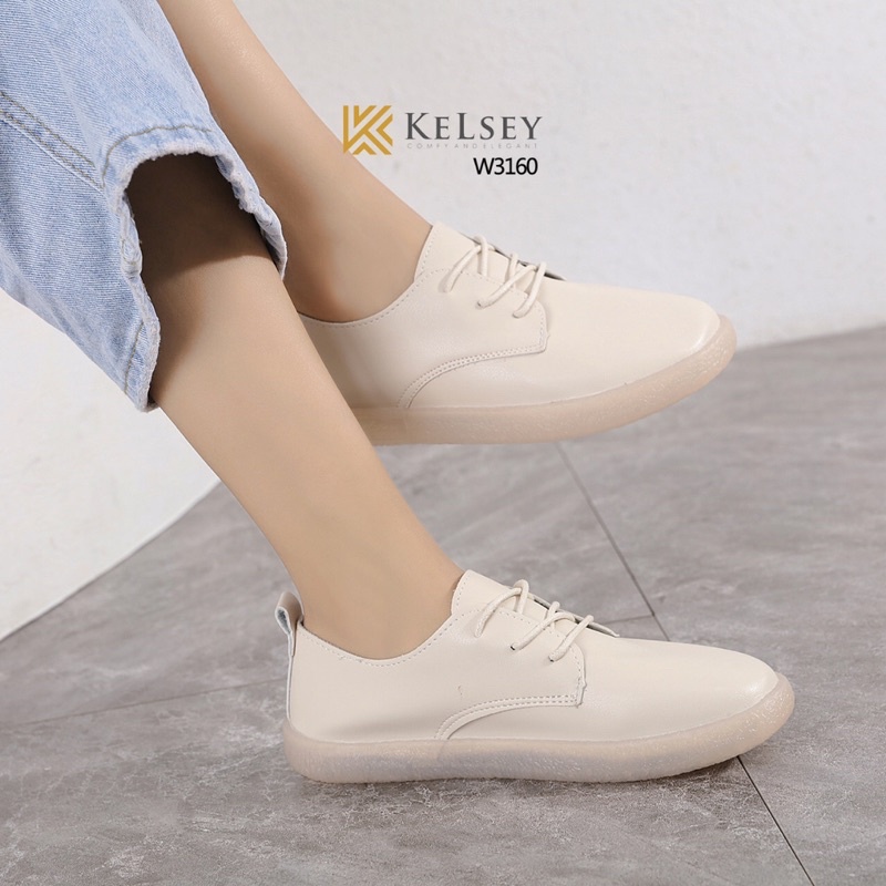 Kelsey Sepatu Kulit 2cm Wanita W3160