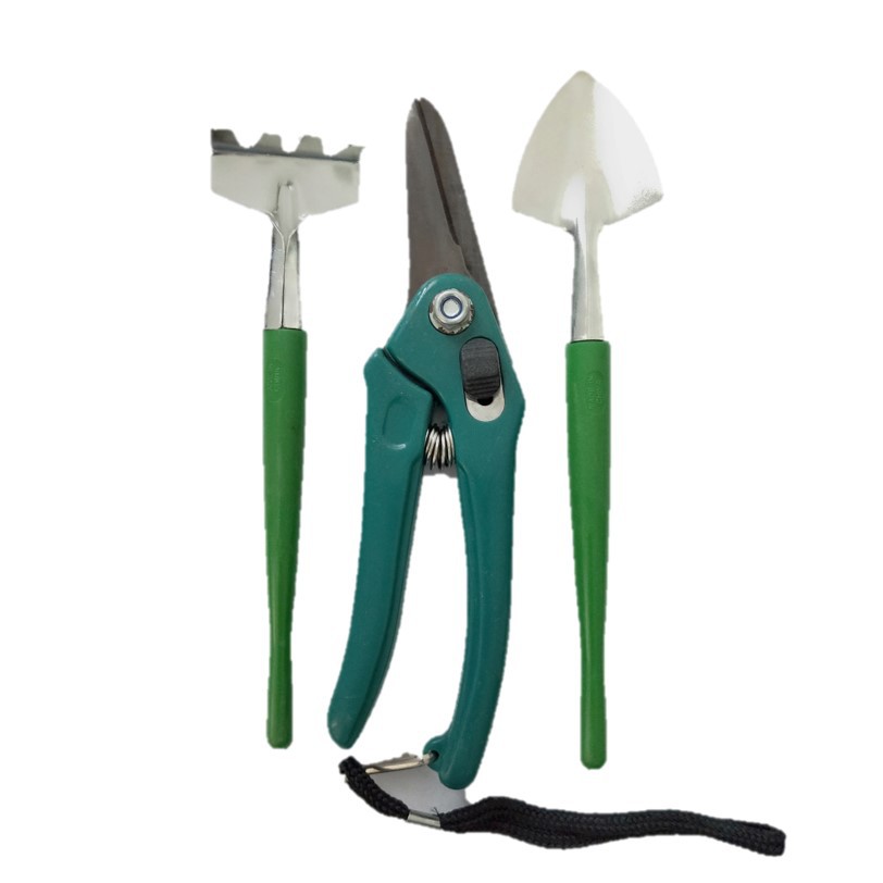 Gunting Tanaman Gunting Pruning Set Dengan Cangkul dan Sekop Mini Peralatan Berkebun