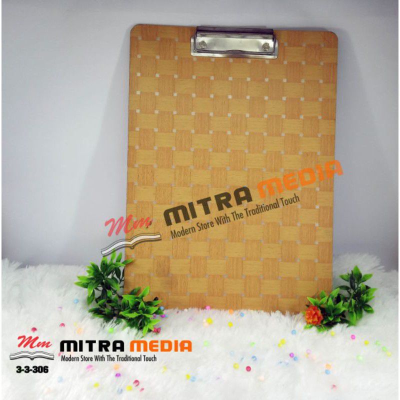 

PAPAN CLIP BOARD/ALAT TULIS MOTIF ANYAMAN