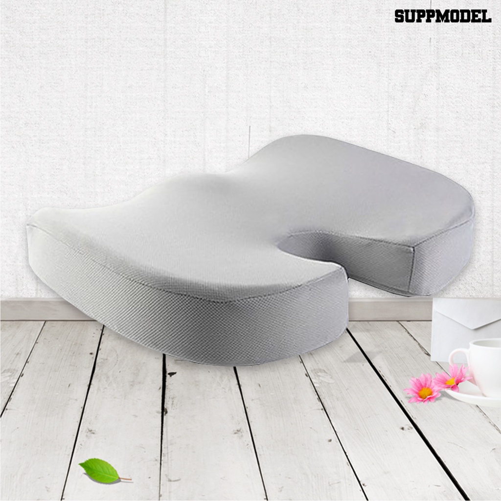 Suppmodel Bantal Duduk Memory Foam Gel Desain Ergonomis Nyaman Untuk Mobil