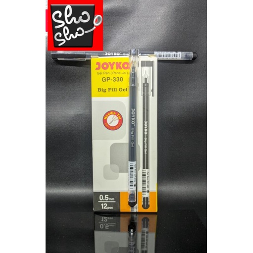 

pen /pulpen gel joyko gp330 black 0.5mm