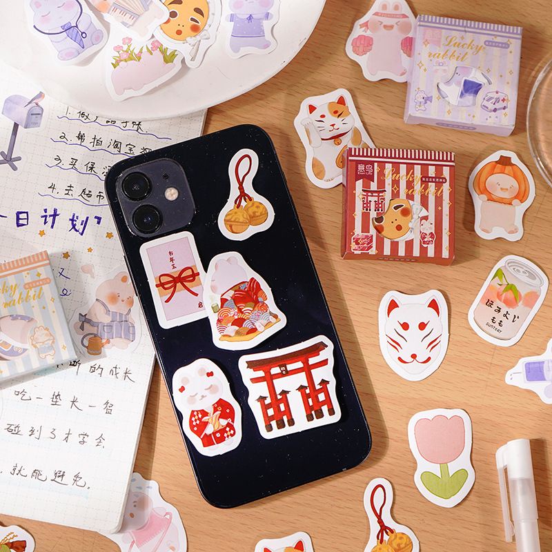 

Sticker DIY isi 45pcs Scrapbook Lucu Dairy Stiker Lucu