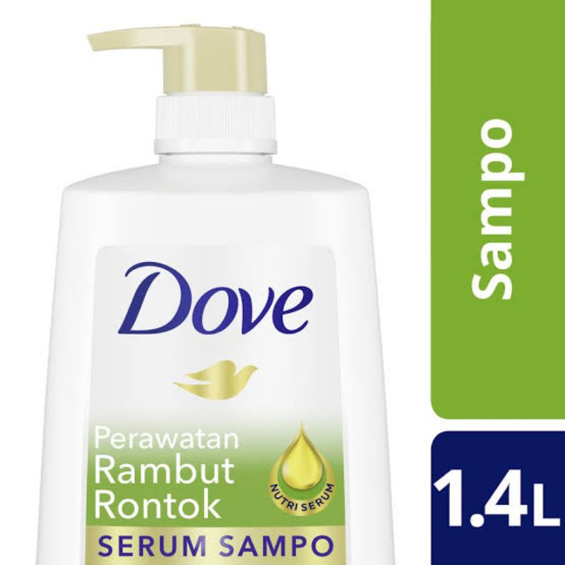 Dove 1400ml Serum Shampoo Rambut Rontok