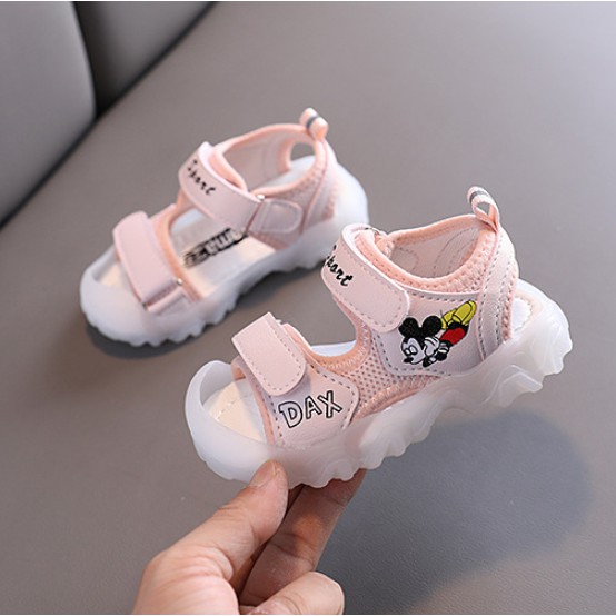 Sandal Sepatu MikiDax Led Sandal Anak Import Size 21-25 Usia 1-3 Tahun