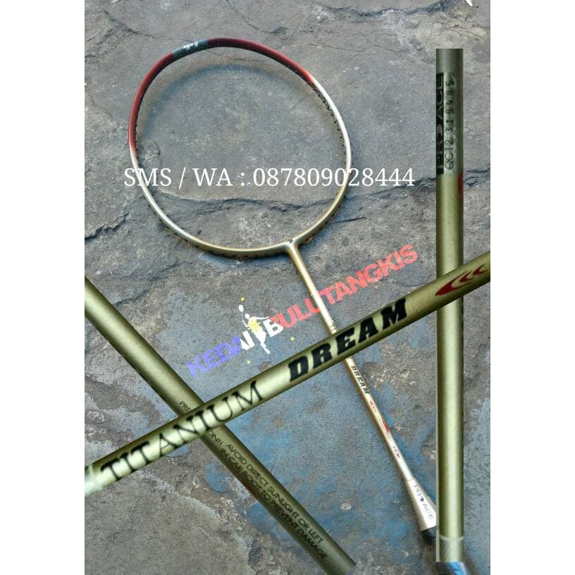 terbaru RAKET BADMIMTON PRO ACE TITANIUM DREAM