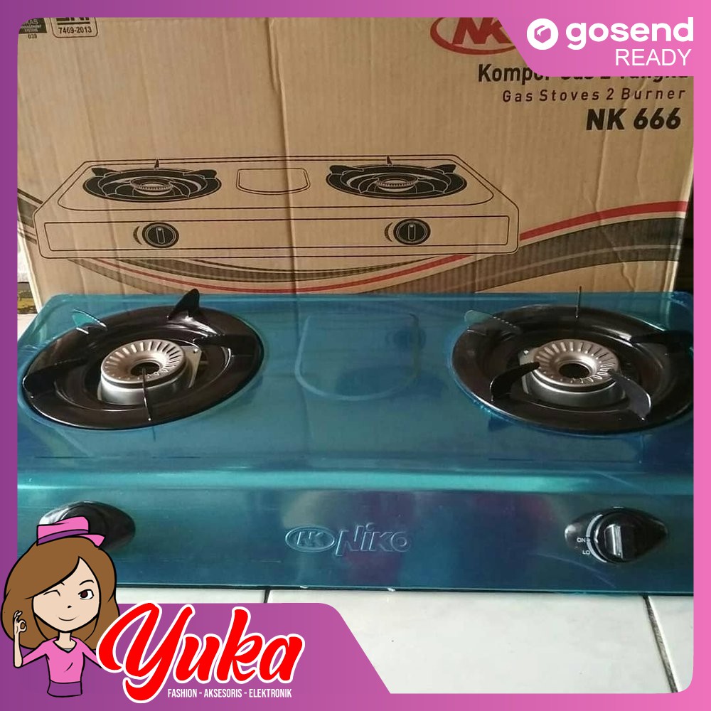 Kompor gas niko 2 tungku NK 777