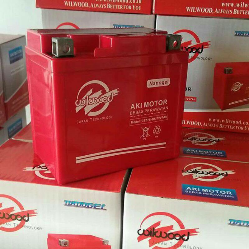 Jual Aki Accu Wilwood GTZ7S Satria F 150 CB 150 R Vario Injeksi