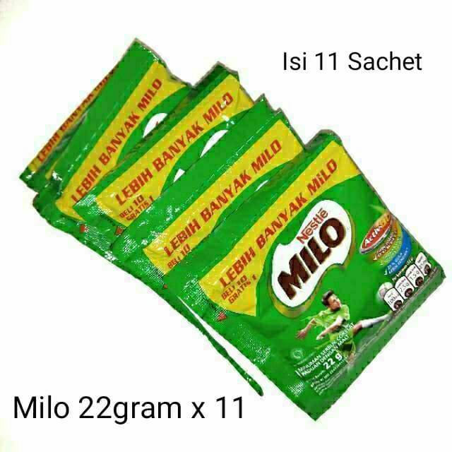 

MILO 2000 RENCENG 22GR 1 PAK ISI 11 SACHET