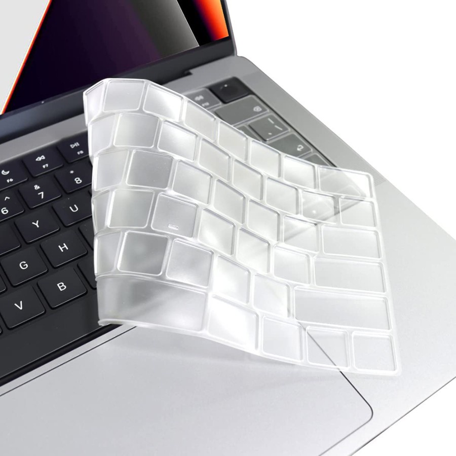 TPU Keyboard Cover for 14/16 Inch 2021 A2442 A2485 - LK20 - Transparent