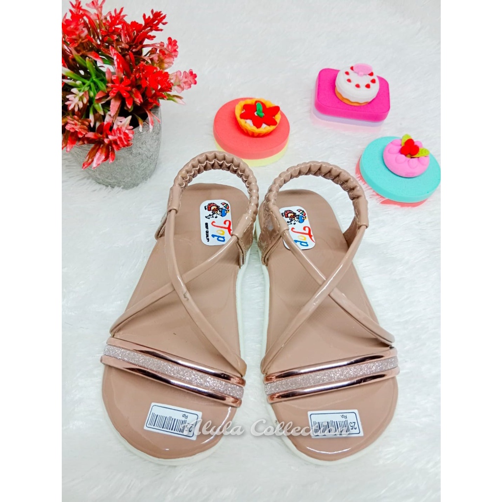 ALULA Sandal Teplek Anak Perempuan GLITER TERBARUUU