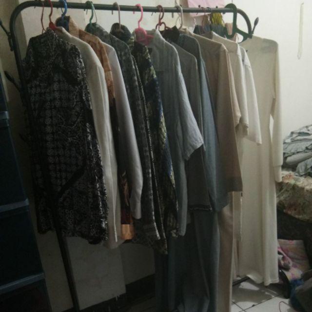 Jemuran Baju / Jemuran Lantai Liveo Triple Decker Clothes Hanger Lv708, Gantungan Baju1